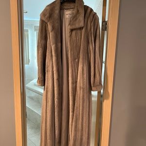 Gorgeous full length Mink. Size S/M. Mint condition. Stored in a cedar closet.